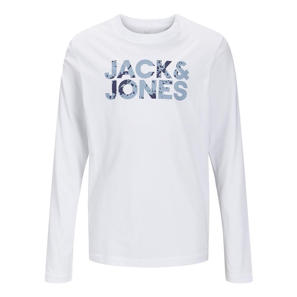 T-shirt Blanc Garçon Jack & Jones Splash 1