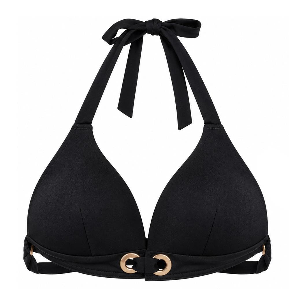 Haut de Maillot de bain Noir Femme Grain de Sable Line 1