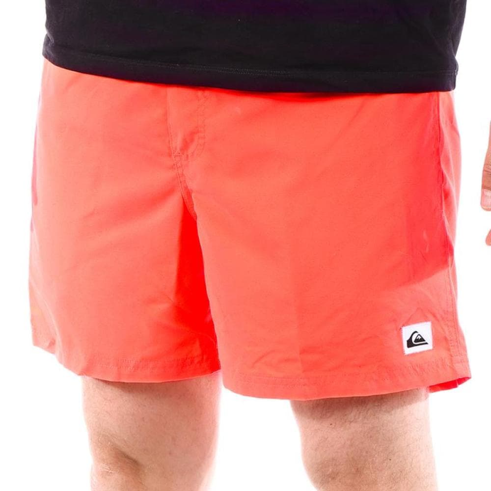 Short de Bain Orange Fluo Homme Quiksilver Solid 15 1