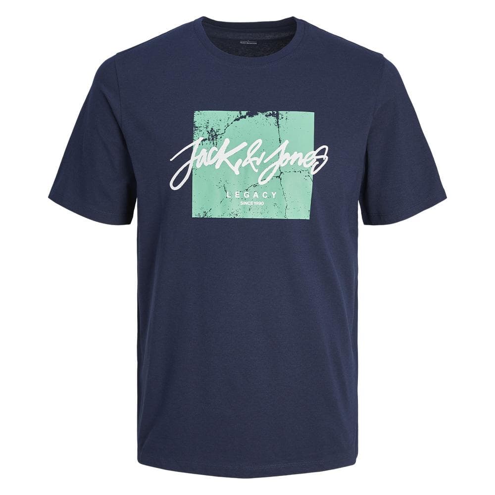 T-Shirt Marine Garçon Jack & Jones Whtiley 1
