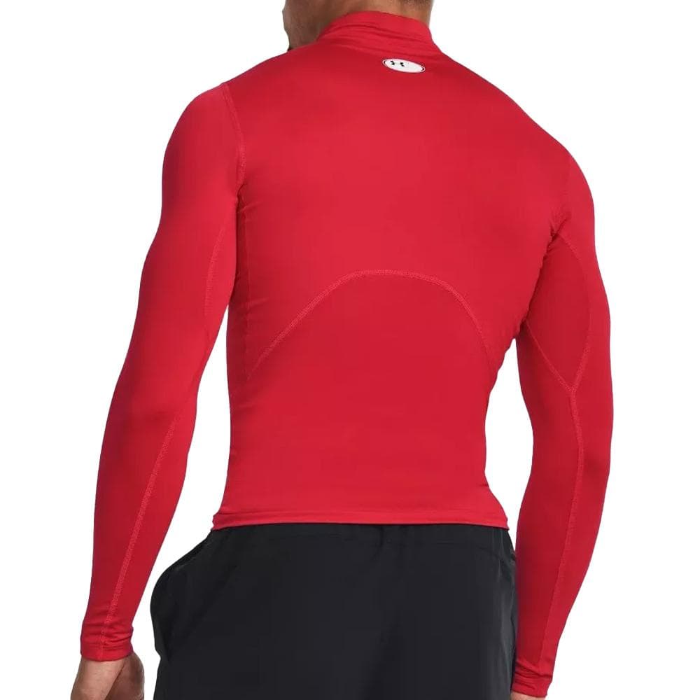 T-shirt Rouge Homme Under Armour Comp Mock 2