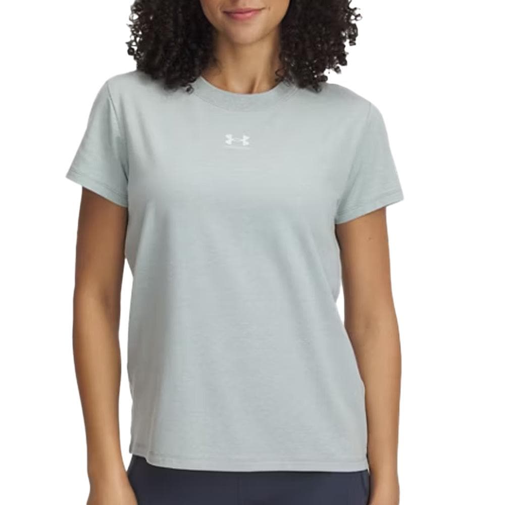 T-shirt Vert Clair Femme Under Armour Off Campus 1