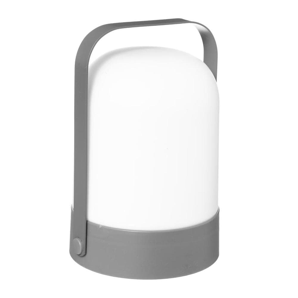 Lampe D'Extérieure Portative En Métal Gris /Blanc Atmosphèra Jerta 1