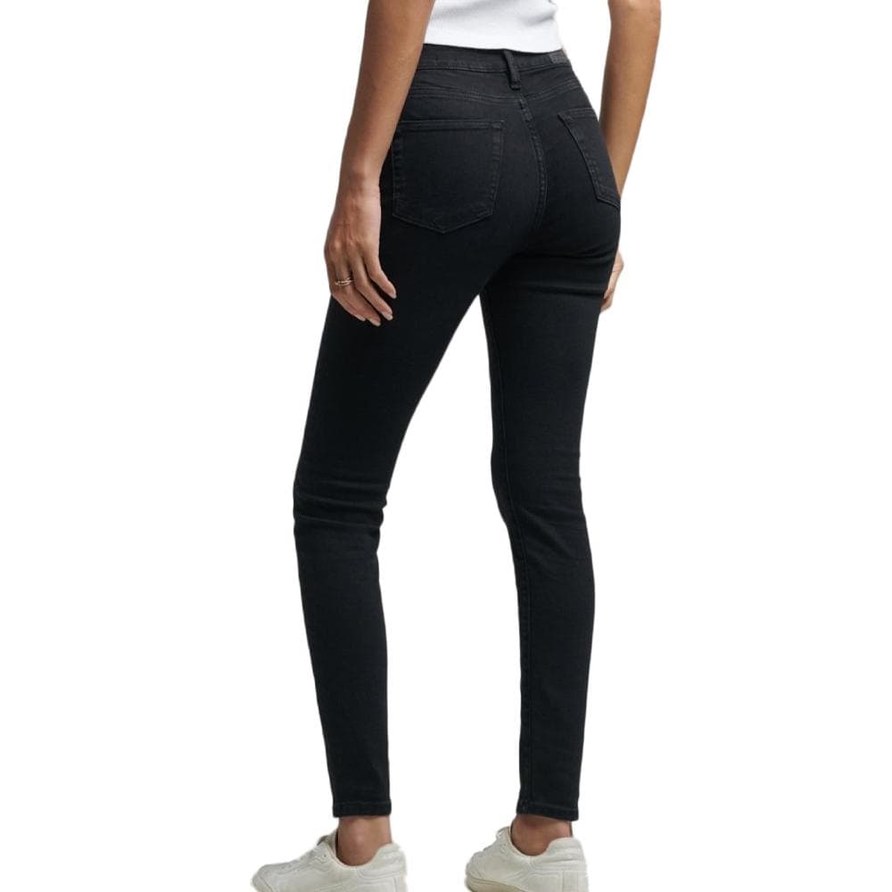 Jean Skinny Noir Femme Superdry Vintage High Rise 2