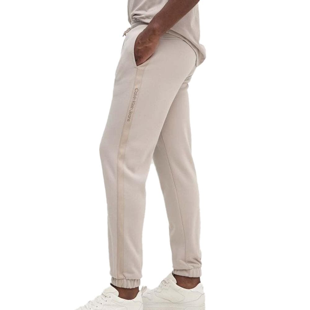 Jogging Beige Femme Calvin Klein Jeans Logo Tape 2