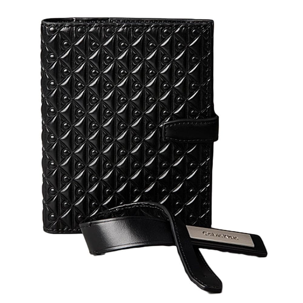 Coffret Etui passeport + Étiquette à bagages Noir Homme Calvin Klein Jeans 2