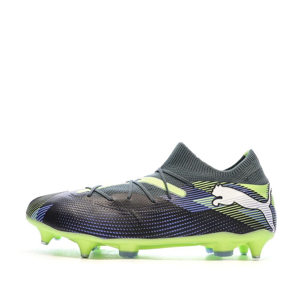 Chaussures de football Noir/Vert Homme Puma Future 7 Match MxSG 1