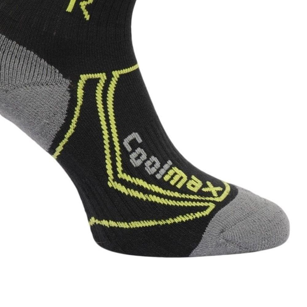 Paires de Chaussettes Noires/Grises/Vertes Garçon Regatta Chaussettes Coolmax 2