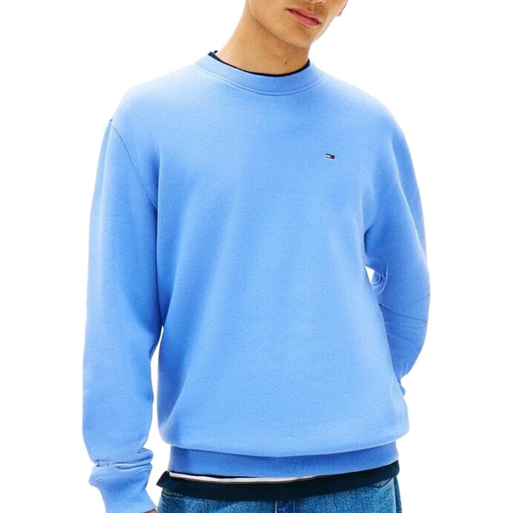 Sweat Bleu Homme Tommy Hilfiger Reg Flag Crews 1