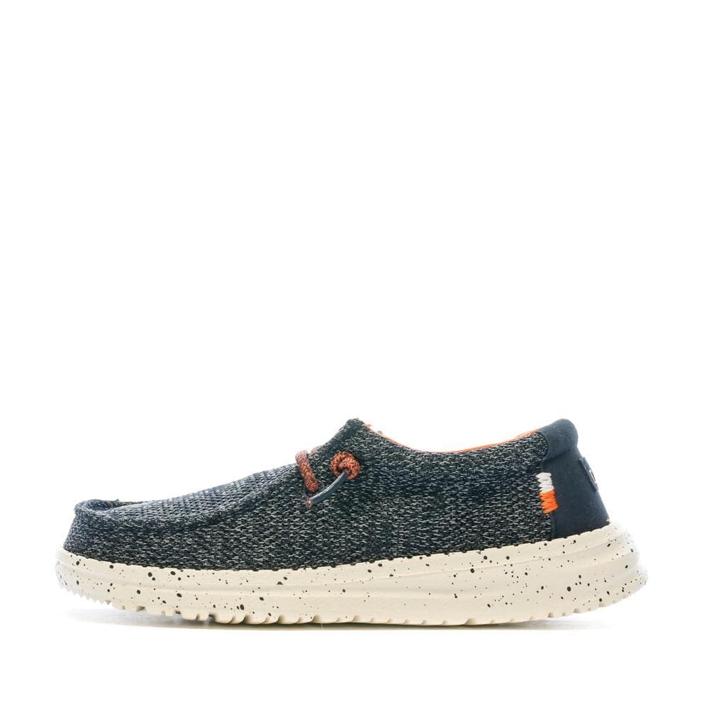 Chaussures Marine Garçon Hey Dude Wally Youth 1