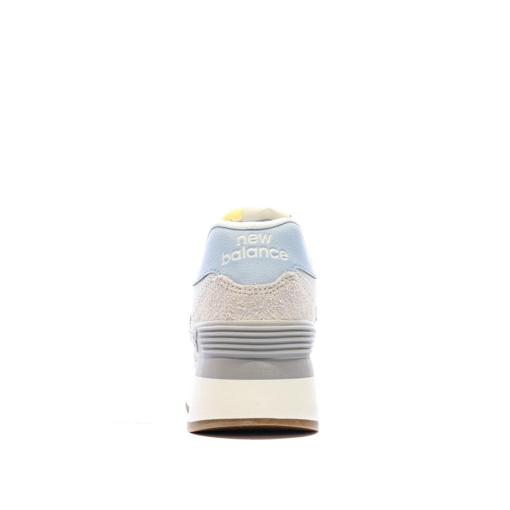 Baskets Compensé Beige/Bleu Femme New Balance 574 3