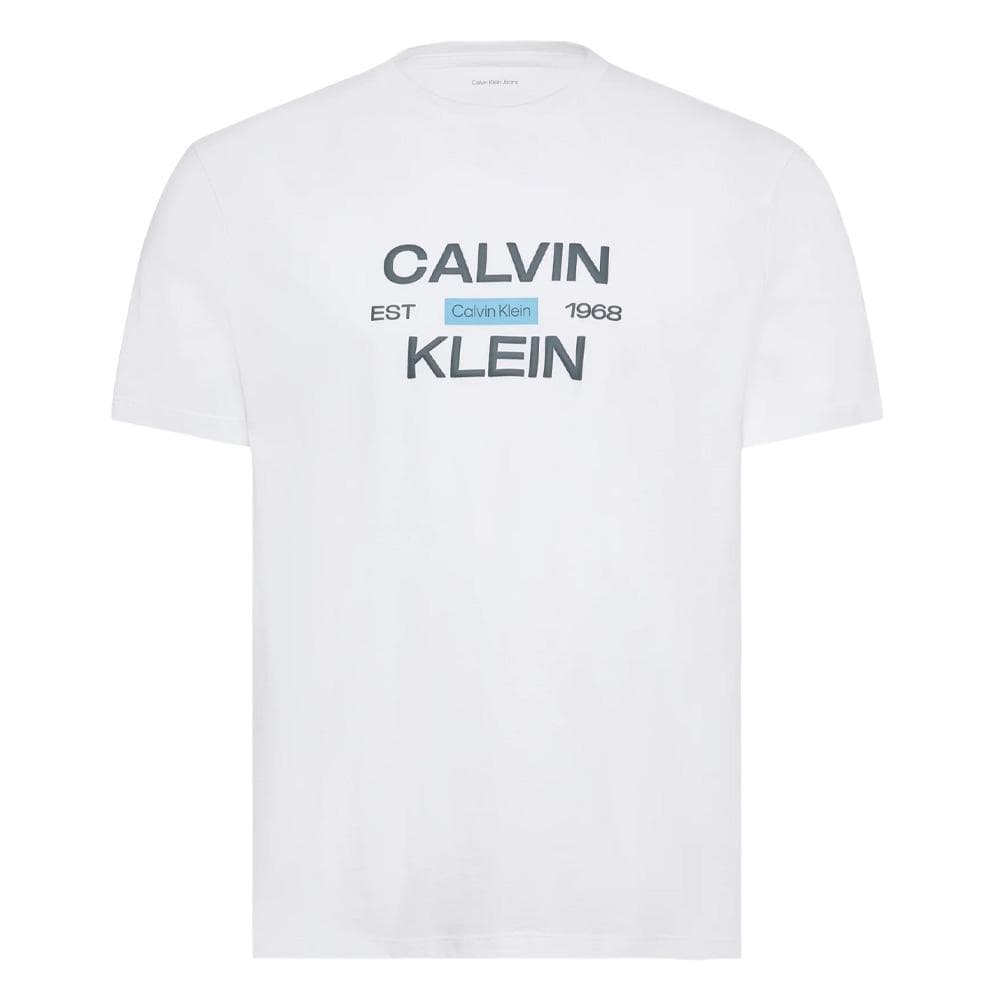 T-Shirt Blanc Homme Calvin Klein Jeans Calvinklei 1