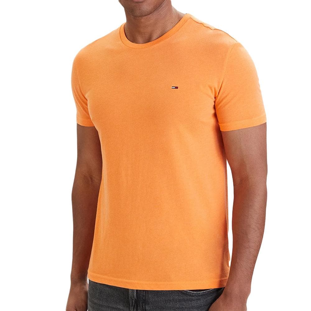 T-shirt Orange Homme Tommy Hilfiger Tjm X Slim Jaspes 1 1