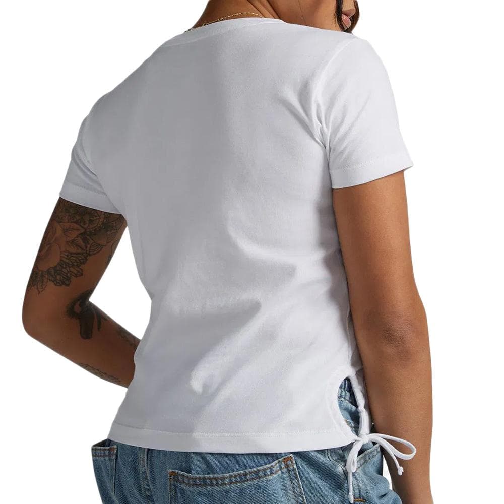 T-Shirt Blanc Femme Converse Wordmark 2