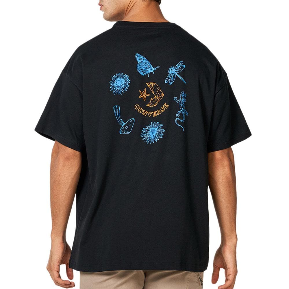 T-Shirt Noir Homme Converse Outdoor 2