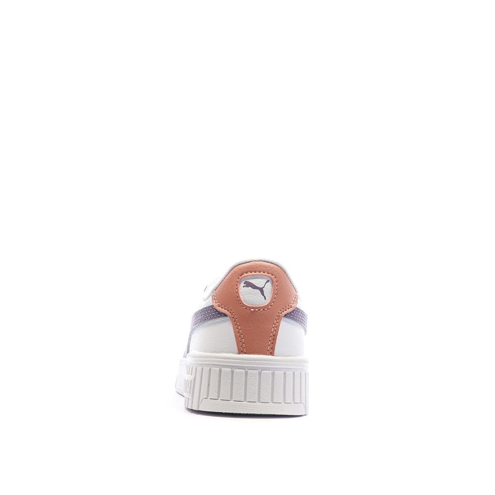 Baskets Blanches/Mauve Femme Puma Carina 2.0 3
