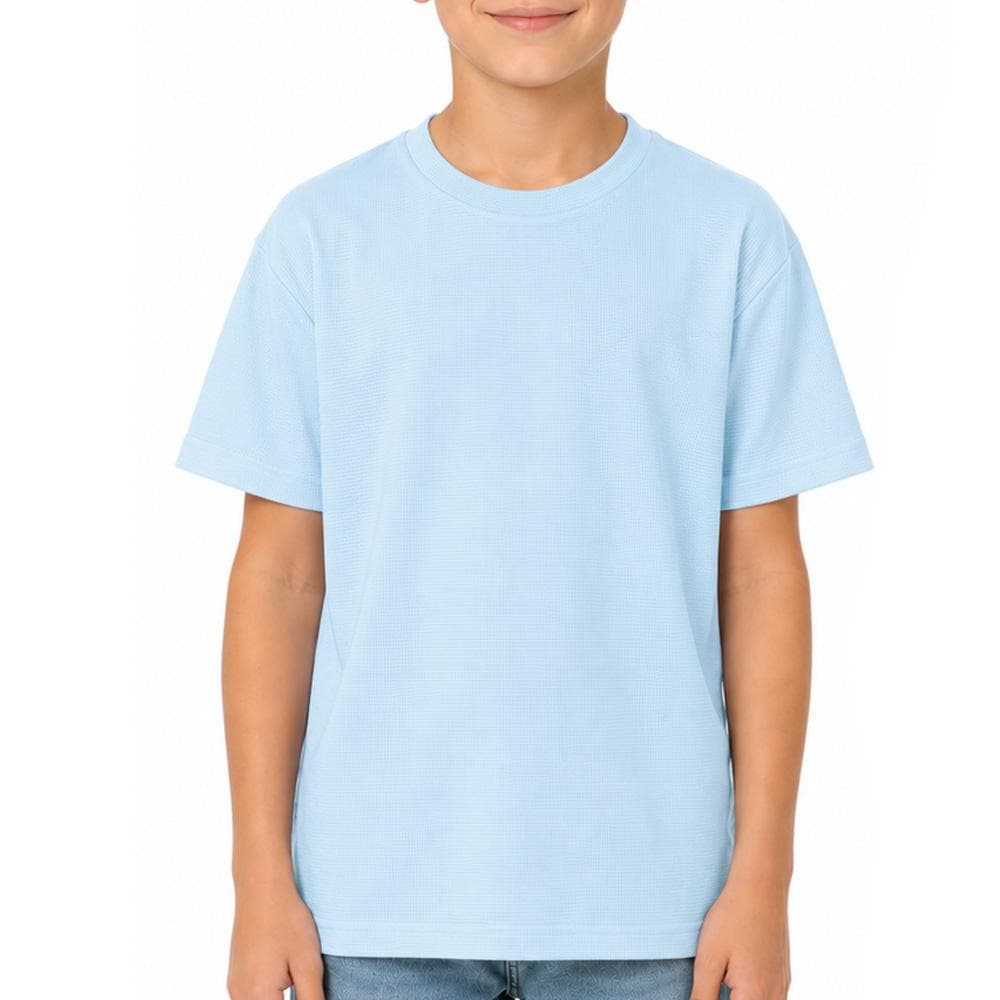 T-Shirt Bleu Clair Garçon Paname Brothers Poly Indigo 1
