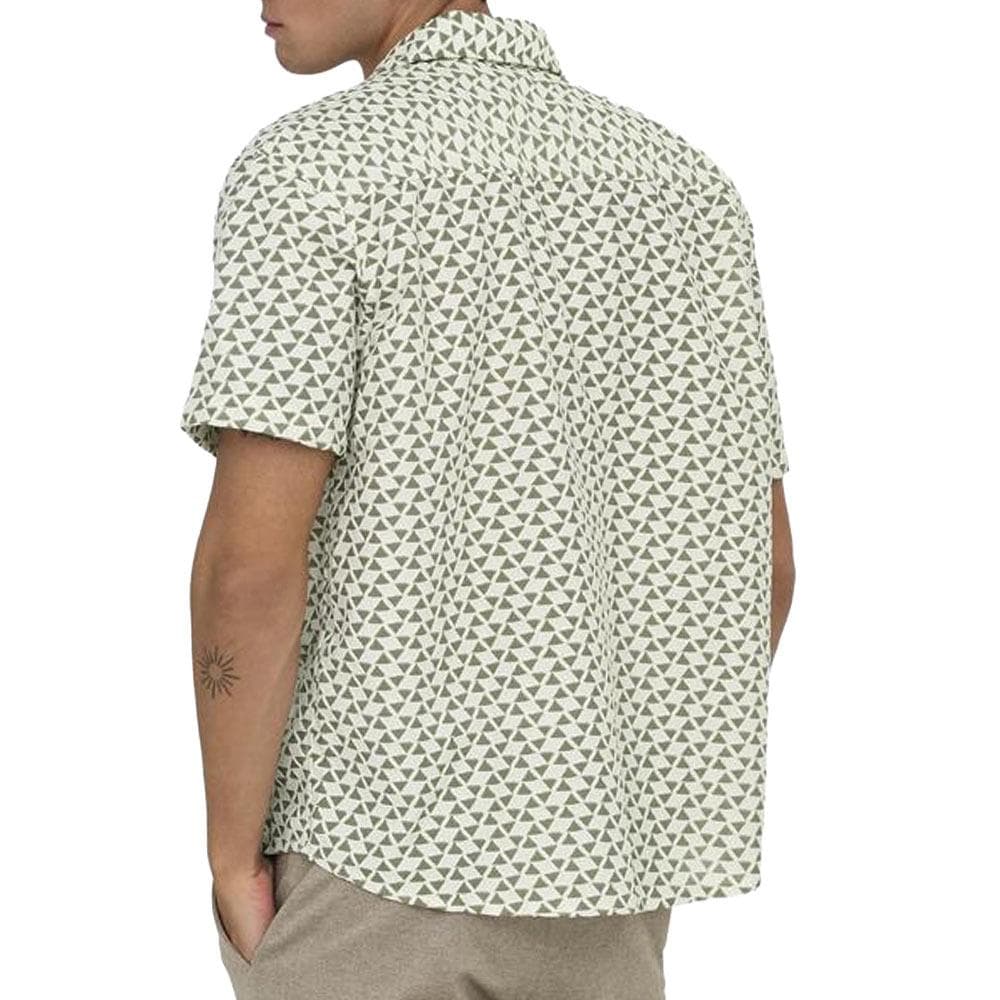 Chemise Ecru/Verte Homme Only & Sons Charmy 2