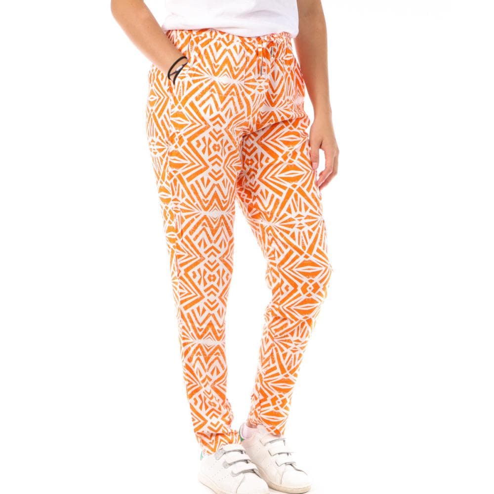 Pantalon Orange à Motifs Femme Only Nova Life 1