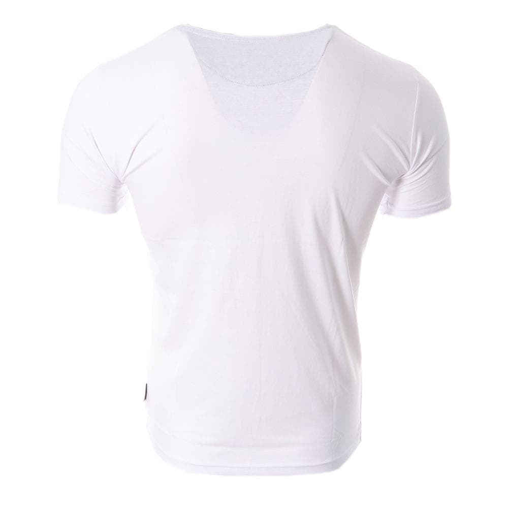 T-shirt Blanc Homme La Maison Blaggio MORO 2