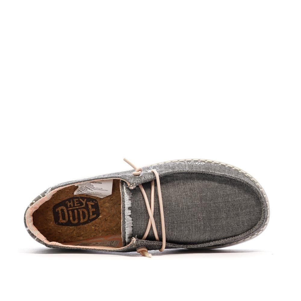 Chaussures Grises/Roses Femme Hey Dude Wendy Boho 4