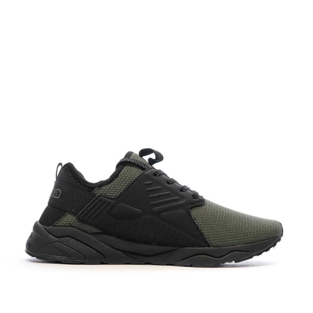 Baskets Noires/Kaki Garçon Kappa San Puerto Lace 2