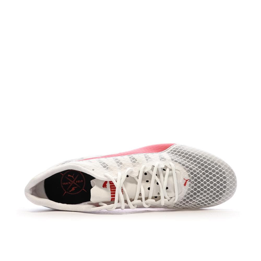 Chaussures de Sport Blanches/Rouges Homme Puma Evospeed 4