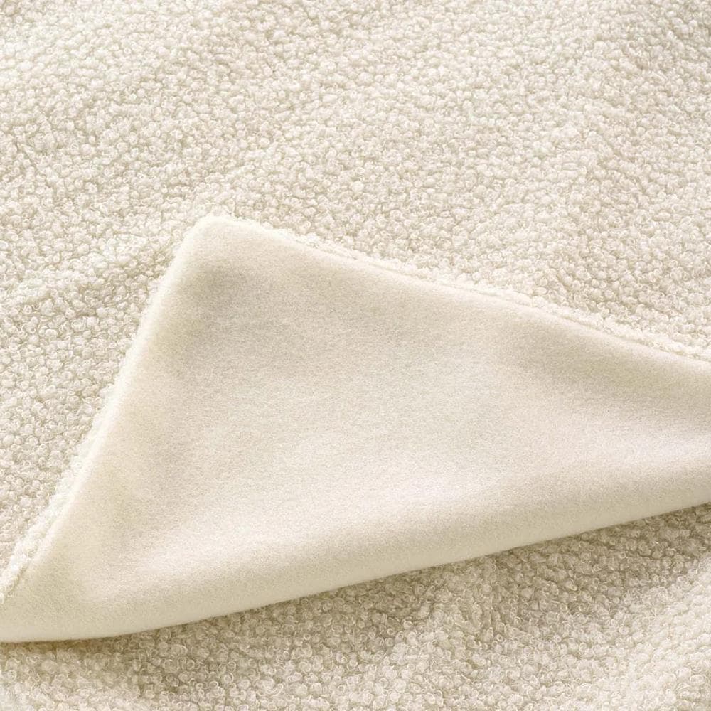 Plaid Bouclette Polaire Blanc Today Plaid 125x150 cm 3