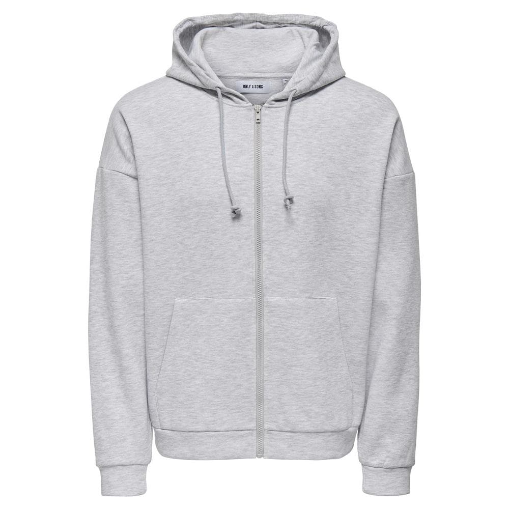 Sweat Zippé Gris Homme Only & Sons Chase 1