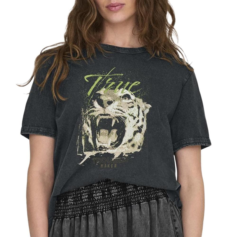 T-shirt Noir Femme JDY Elina 1