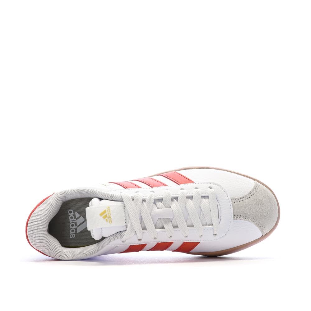 Baskets Blanches/Oranges Homme Adidas Vl Court 3.0 4