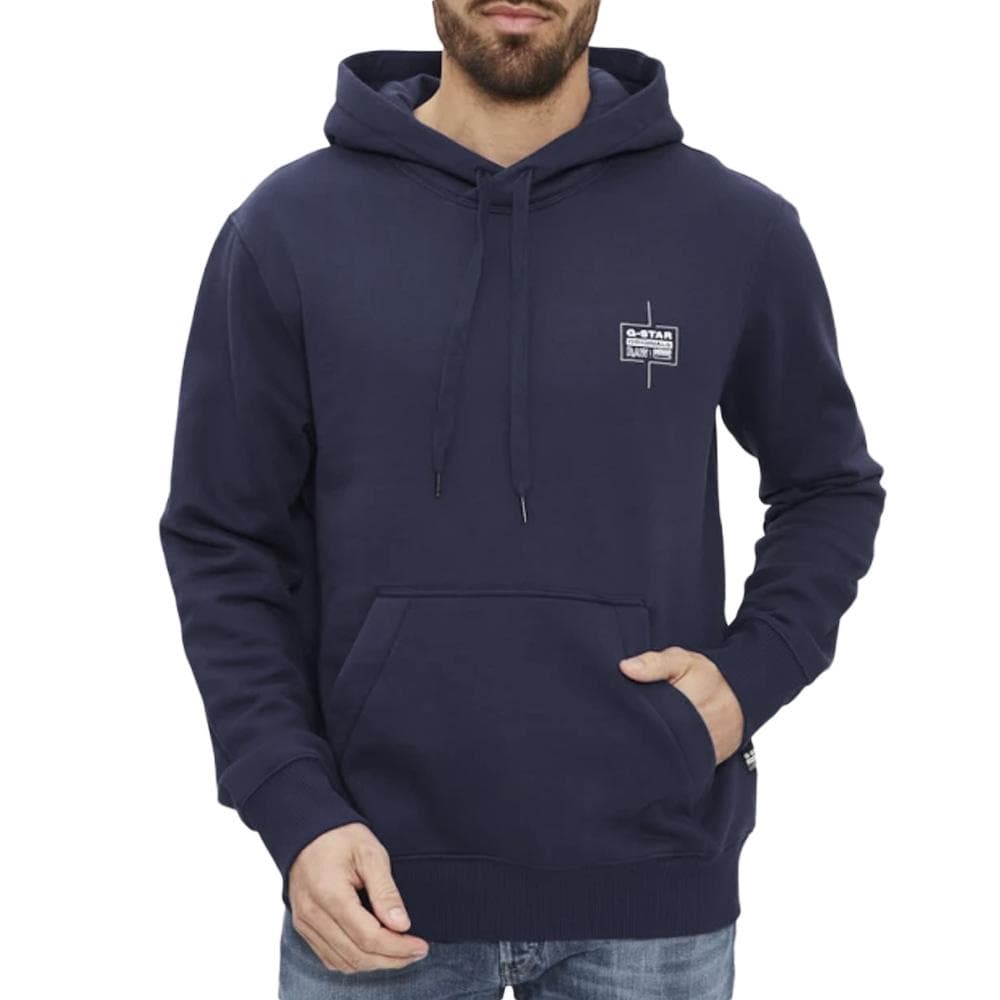 Sweat Marine Homme G-Star RAW Logo Hooded 1