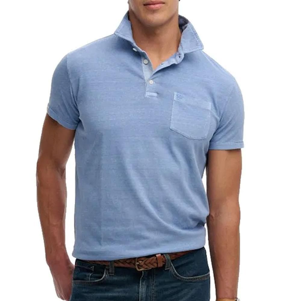 Polo Bleu Homme Superdry Classic 1
