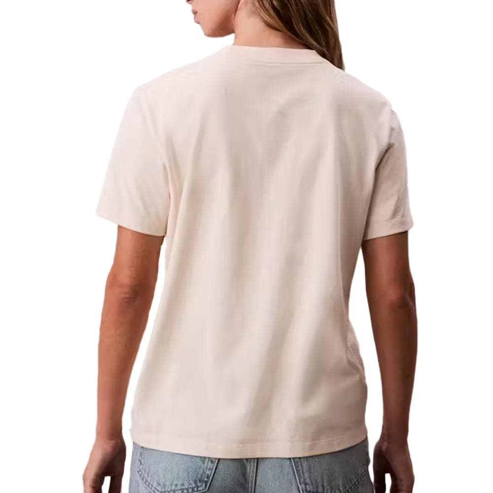 T-Shirt Beige Femme Calvin Klein Jeans Hero 2