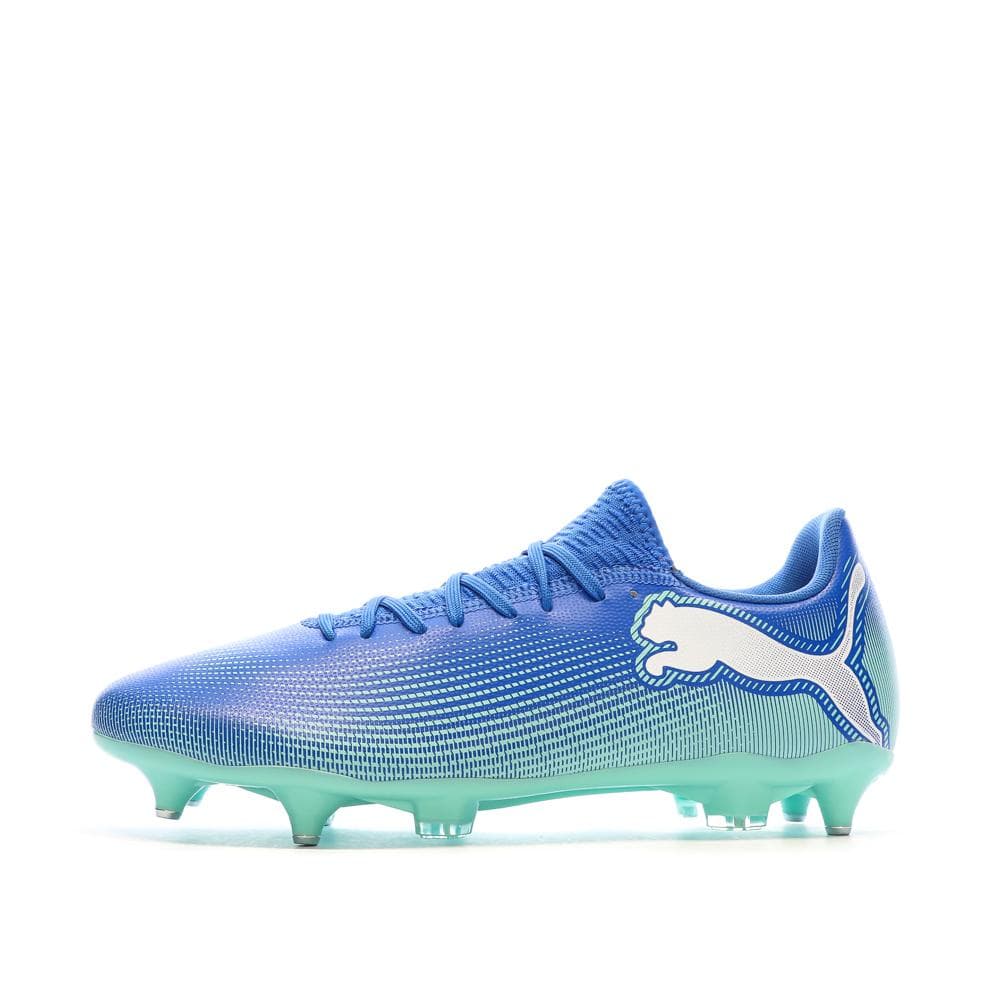 Chaussures de Foot Bleues Homme Puma Future 7 Play MxSG 1