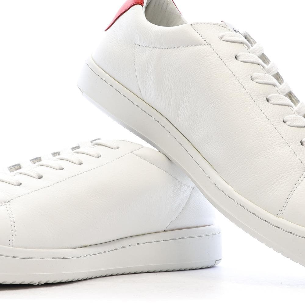 Baskets Blanches/rouge Homme Le Coq Sportif Phenix 7