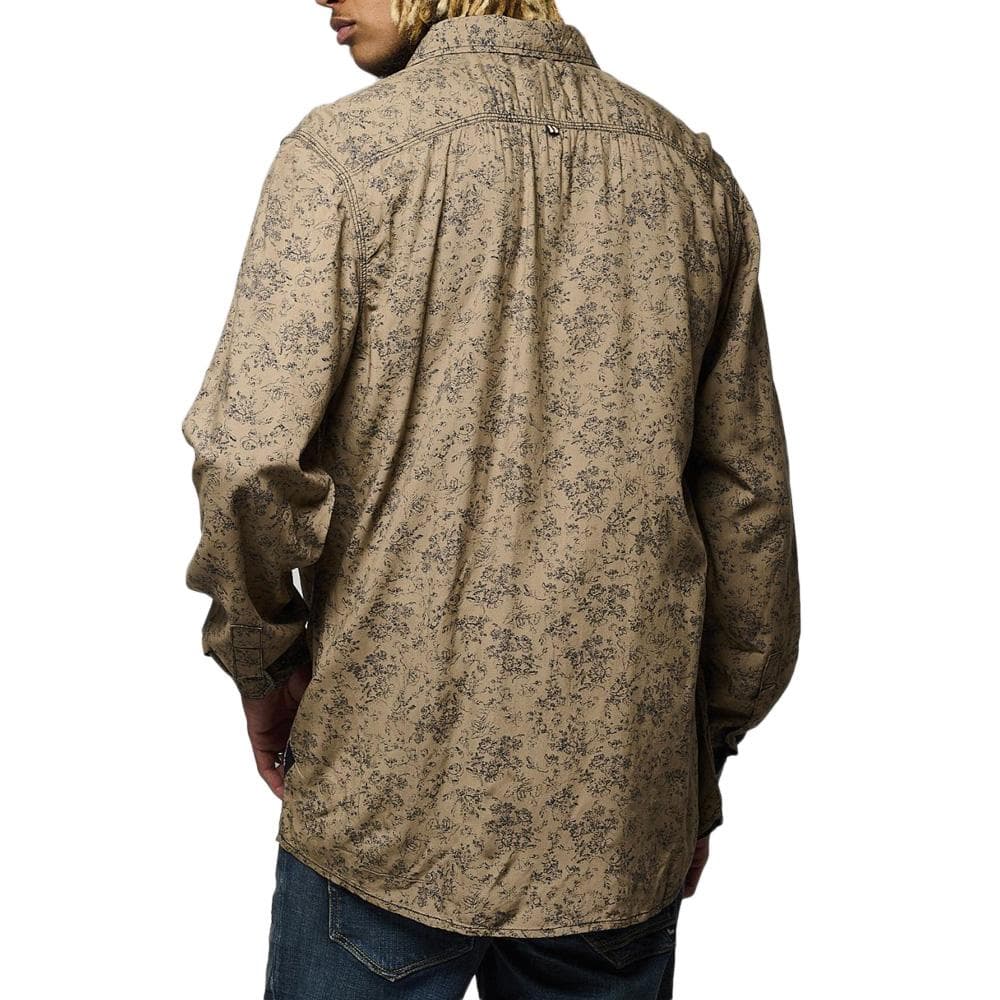 Chemise Marron à Motifs Homme Kaporal KEBU 2