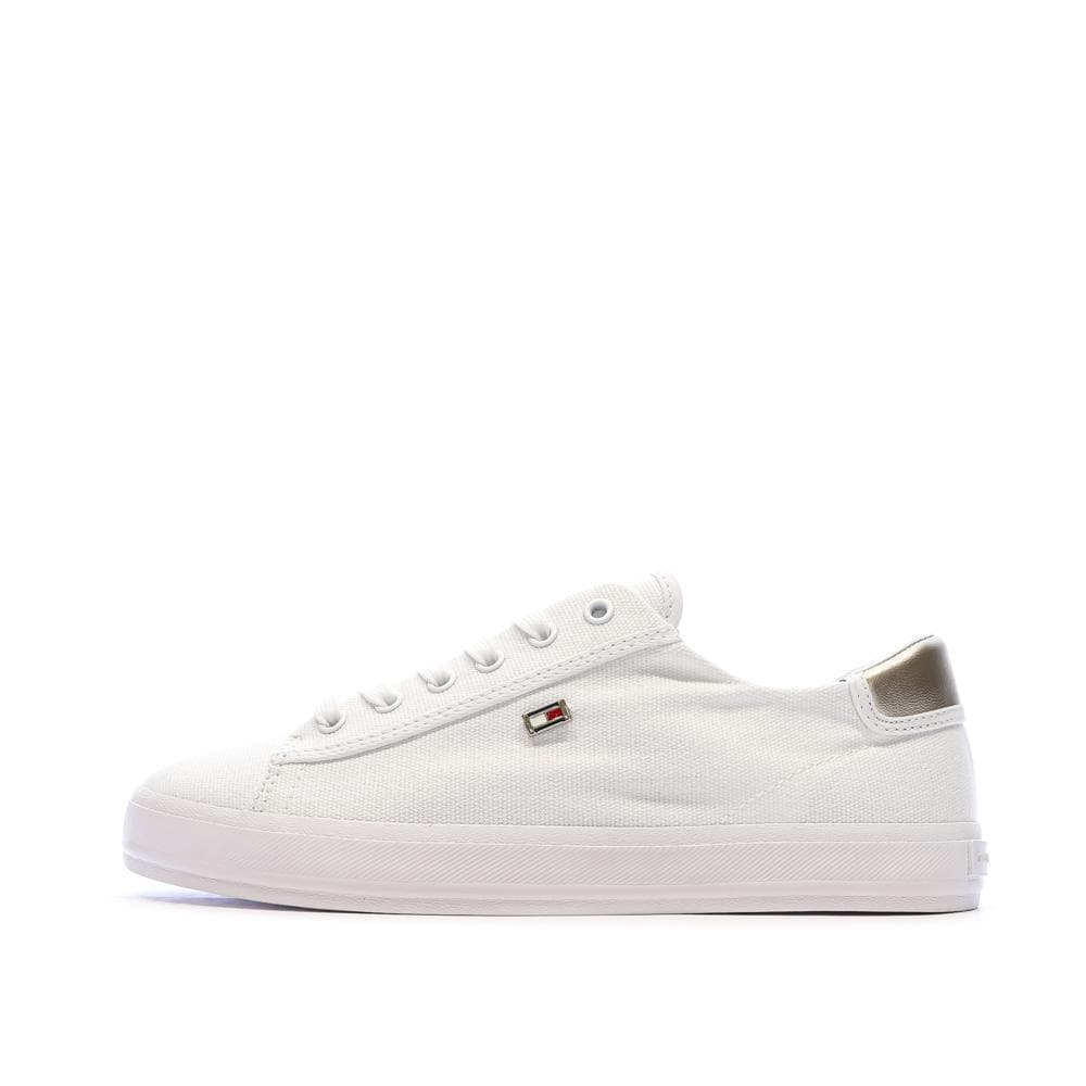 Baskets Blanches Femme Tommy Hilfiger Vulc Canvas Lace Up 1
